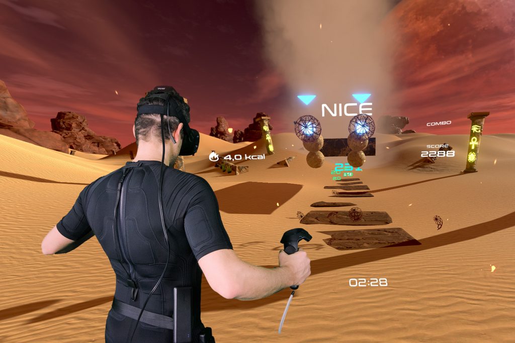 PowerBeatsVR - VR Fitness - Mixed Reality Recording